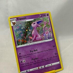 Pokemon Card Espeon SWSH174 Black Star Promo Cosmo Holo Rare Near Mint